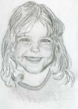 Twinkle Twinkle Little Star Cathy Hauri Clinton WI pencil  SOLD